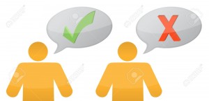 10972589-positive-and-negative-messages-illustration-design-Stock-Vector